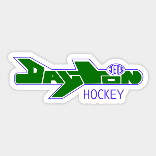 Defunct Dayton Jets Hockey 1987 Sticker